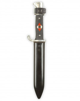 HJ (гитлерюгенд) Нож обр. 1933 года с гравировкой - RZM M7/66 (Carl Eickhorn Solingen)