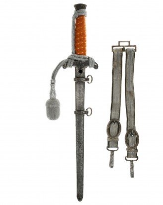 © DGDE GmbH - Army Officer’s Dagger with Hangers - Weyersberg Kirschbaum & Cie. (WKC), Solingen