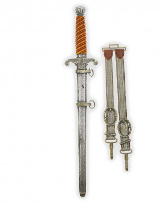 © DGDE GmbH - Army Officer’s Dagger with Hangers by Carl Wüsthof Solingen
