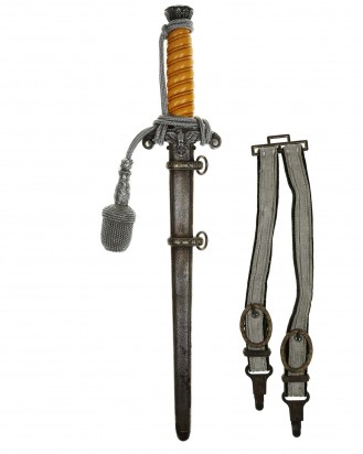 © DGDE GmbH - Army Officer’s Dagger with Hangers by E. Pack & Söhne Solingen