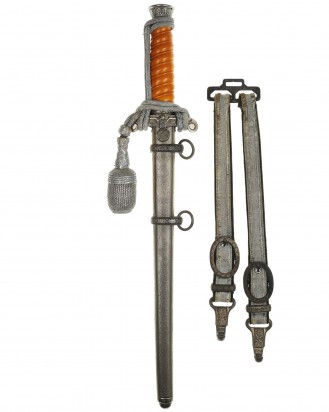 © DGDE GmbH - Army Officer’s Dagger [M1935] with Hangers & Portepee by Rich. Abr. Herder Solingen