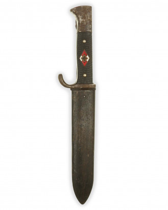 © DGDE GmbH - Hitler Youth Knife with Motto [Early-period] by E. Knecht & Co. Solingen