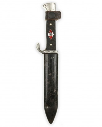 © DGDE GmbH - Hitler Youth Knife with Motto [Early-period] by F. W. Backhaus Solingen