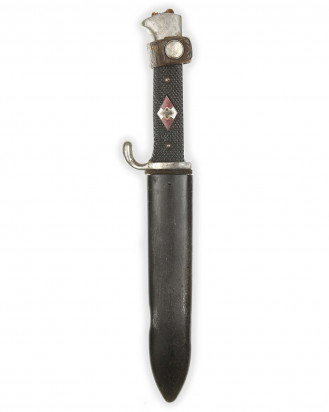 © DGDE GmbH - Hitler Youth Knife with Motto [Early-period] by Hermann Konejung Solingen