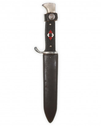 © DGDE GmbH - Hitler Youth Knife [Late-period] by M7/80 (Gustav Spitzer Solingen)