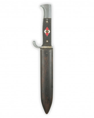 © DGDE GmbH - Hitler Youth Knife [Late-period] by RZM M7/25 (Wilhelm Wagner Solingen)