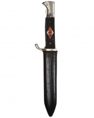 © DGDE GmbH - HJ (гитлерюгенд) Нож, обр. 1937 года - RZM M7/30 (Gebr. Gräfrath Solingen)