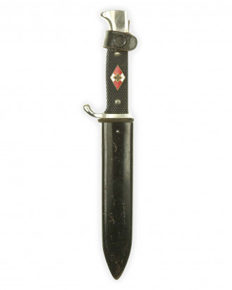 © DGDE GmbH - Hitler Youth Knife [Late-period] by RZM M7/62 (Friedrich Plücker Jr. Solingen)