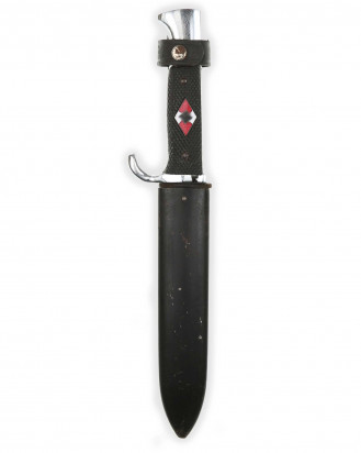 © DGDE GmbH - Hitler Youth Knife [Mid-period] with Motto by RZM M7/65 (Carl Heidelberg Solingen)