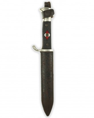 © DGDE GmbH - Hitler Youth Knife [Late-period] by RZM M7/8 (Eduard Gembruch Solingen)