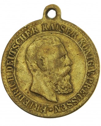 © DGDE GmbH - 1888 Friedrich III, German Emperor & King of Prussia Commemorative Medal