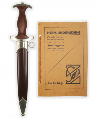 © DGDE GmbH - SA Dagger [Early Version] with Catalogue by Herm. Linder & Söhne Solingen