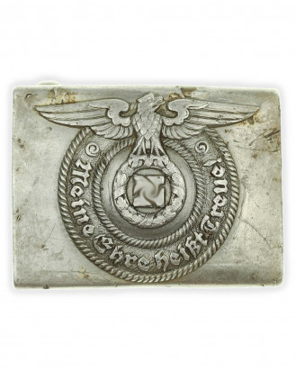 © DGDE GmbH - Waffen SS belt buckle for enlisted personnel [Aluminium] by RZM 36/38 SS