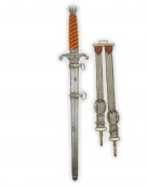 Army Officer’s Dagger with Hangers by Carl Wüsthof Solingen