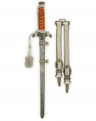 German Army Officer’s Dagger [M1935] with Hangers & Portepee by WKC Solingen