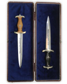 2x Miniatures SA & SS dagger in box by Carl Eickhorn Solingen
