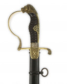 German Lion Head of the Prussian artillery Officers Sword