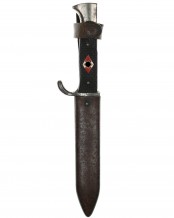 Походный нож «Гитлер Югенд» обр. 1933 г. с девизом, производитель - Карл Айкхорн, Золинген