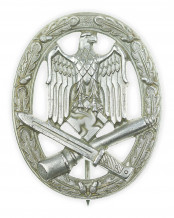 General Assault Badge in silver