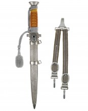 German Red Cross Leader Dagger with Hangers and Portepee