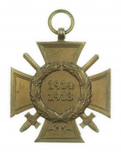 Ehrenkreuz mit Schwertern für Frontkämpfer 1914-1918 - G12