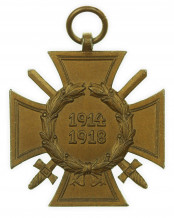 German Cross of Honor with swords 1914-1918 by A.&S.