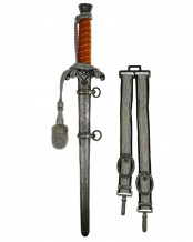 Army Officer’s Dagger with Hangers and Portepee