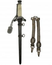 Heeres-Offiziersdolch [M1935] mit Portepee und Gehänge – Alcoso Solingen