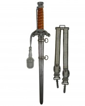 Army Officer’s Dagger with Hangers by E. Pack & Söhne Solingen