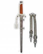 Army Officer’s Dagger with Hangers by SMF Solingen