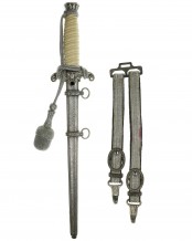 Heeres-Offiziersdolch [M1935] mit Gehänge und Portepee – Alcoso Solingen