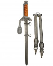 Army Officer’s Dagger [M1935] with Hangers & Portepee by Rich. Abr. Herder Solingen