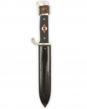 Hitler Youth Knife [Mid-period] by RZM M7/33 (F.W. Höller Solingen)