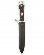 Hitler Youth Knife with Motto [Early-period] by Müller & Schmidt (PFEILRINGWERK) Solingen
