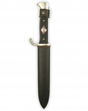 Hitler Youth Knife with Motto [Mid-period] by RZM M7/37 and F. & W. Höller Solingen