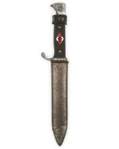 Hitler Youth Knife [Mid-period] by RZM M7/6 (H. & F. Lauterjung Solingen)