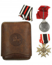 2nd Class with War Merit Cross with Swords & German Medal - Winter Battles in the East 1941/42 by 3