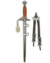 Luftwaffe Dagger [1937] with Hangers and Portepee by WKC Solingen
