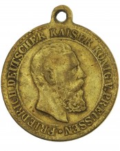 Медаль «Научись страдать не жалуясь» император Фридрих 1831-1888