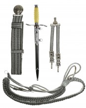 East German NVA Officers Dagger and Belt
