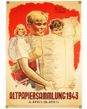 Плакат: Бумажная коллекция 1943 года