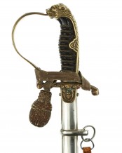 German WWI Lion Head of the Prussian Officers Sword