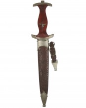 SA Dagger [Early Version] with Hanger by Gottfried Müller, Herges Vogtei