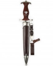 SA Dagger [Middle Version] with Hanger by RZM M7/33 (F.W. Höller Solingen)