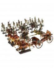 Collection of military toys (Lineol)