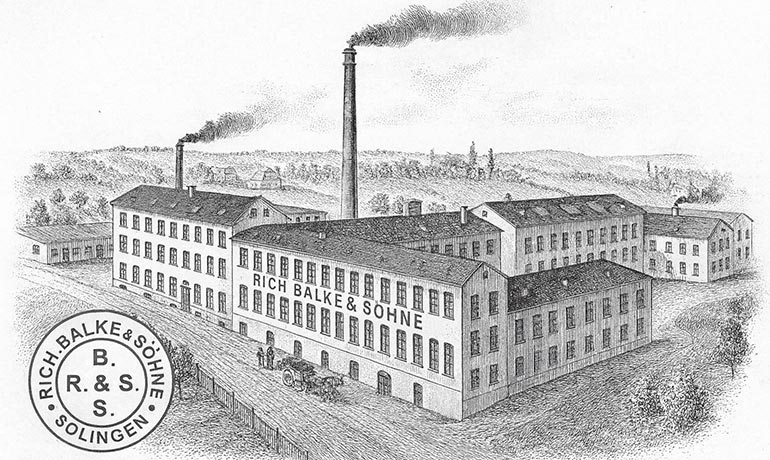 Historic factory or company view – Richard Balke & Söhne, Solingen