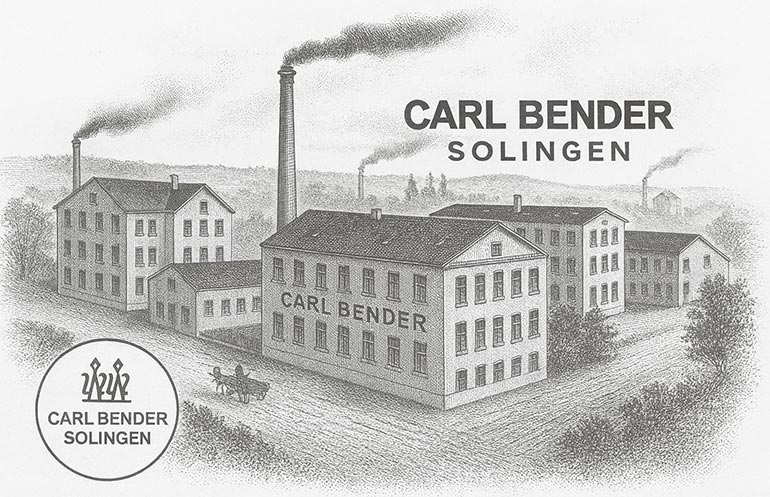 Historische Fabrik der Stahlwarenfabrik Carl Bender in Solingen
