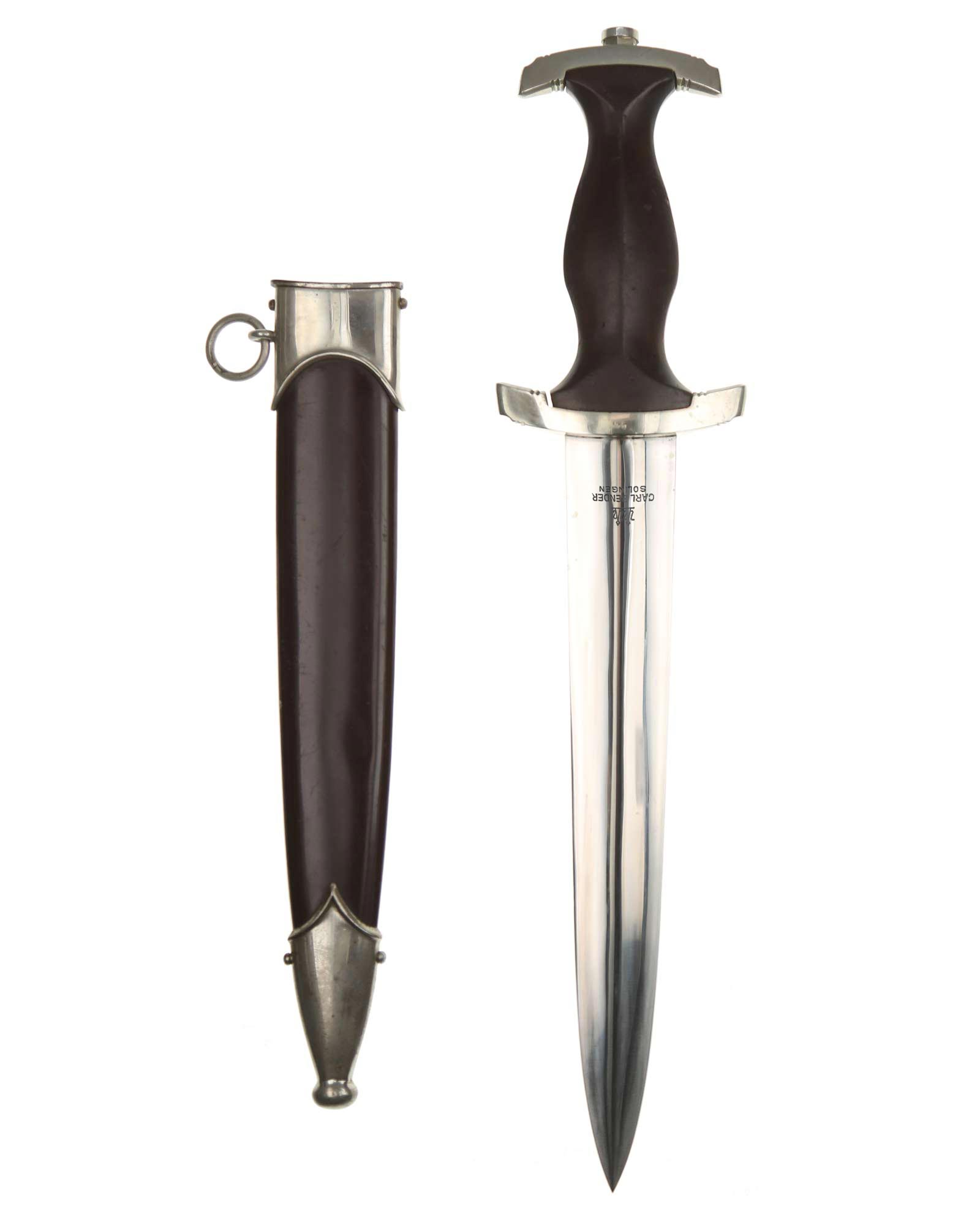 SA-Dolch Carl Bender – Rückseitiges Firmenlogo