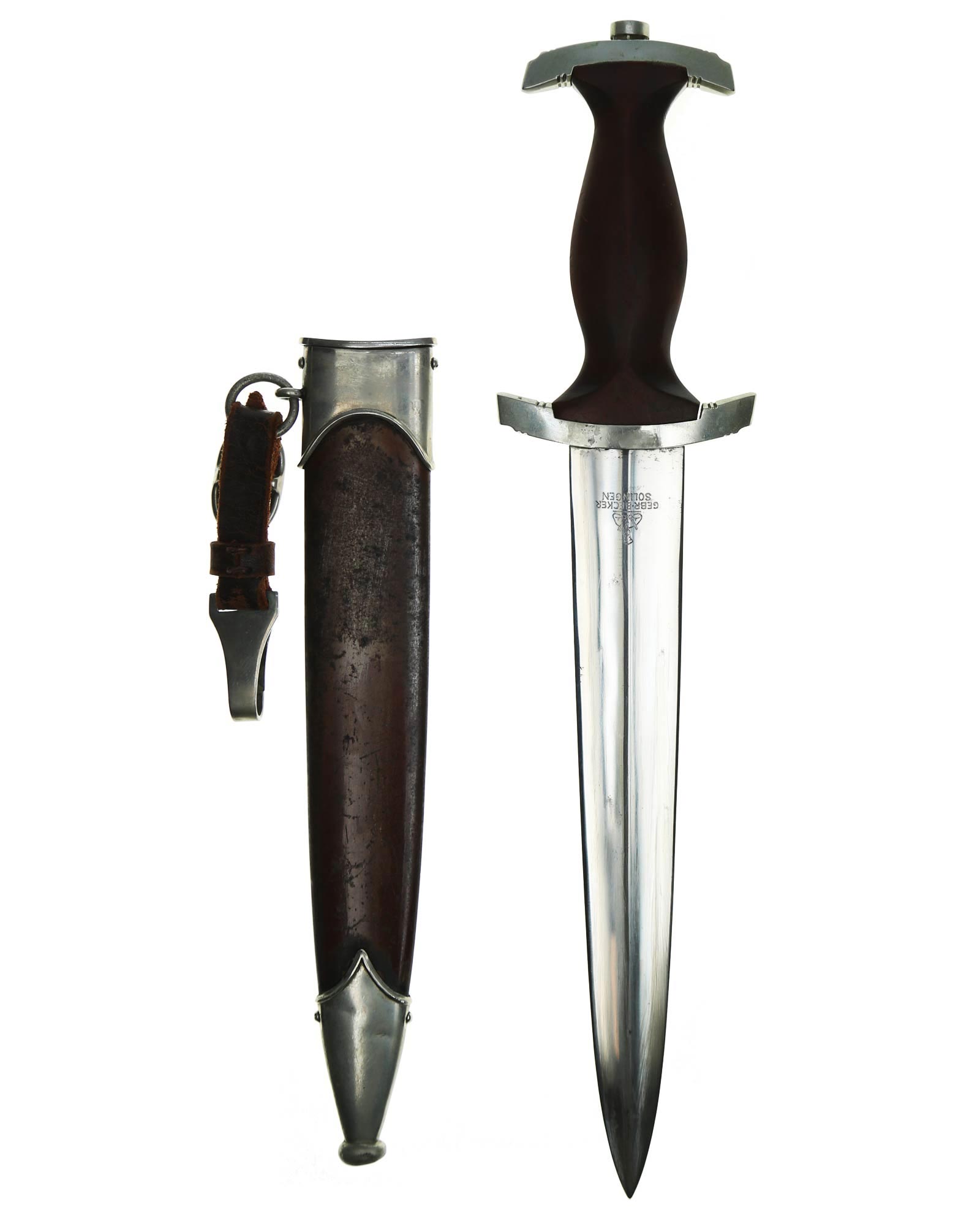 Кинжал SA Братья Беккер — обратная сторона клинка