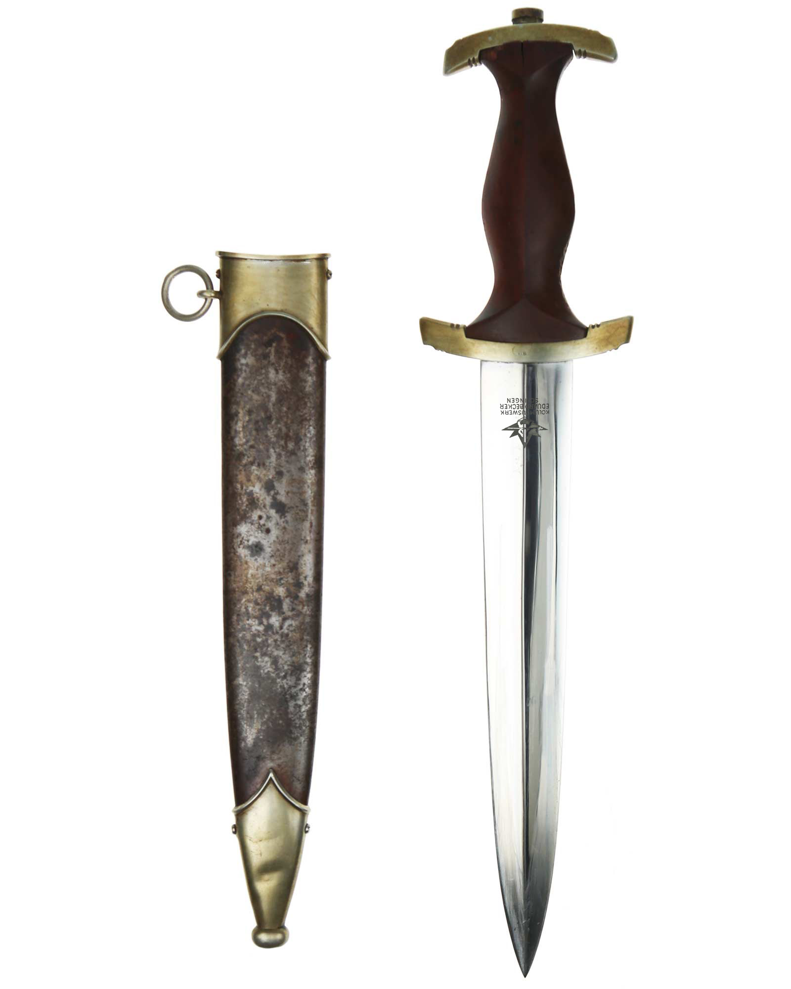 SA-Dolch Eduard Becker Kolumbuswerk Solingen – klassisches frühes Exemplar